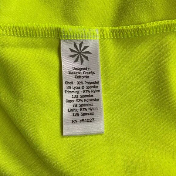 Athleta Women’s Lime Green Racerback Workout Top SZ XS - Picture 9 of 11